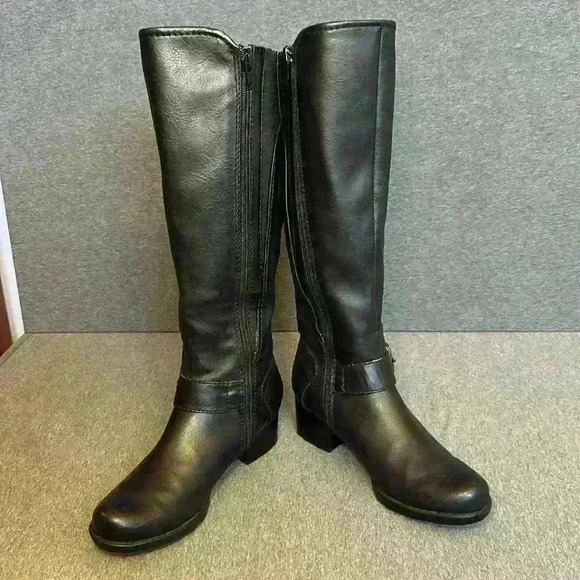 Baretraps Callipso Rounded Top Zippered Riding Boot with Buckle Women’s Size 6.5 - Picture 6 of 16